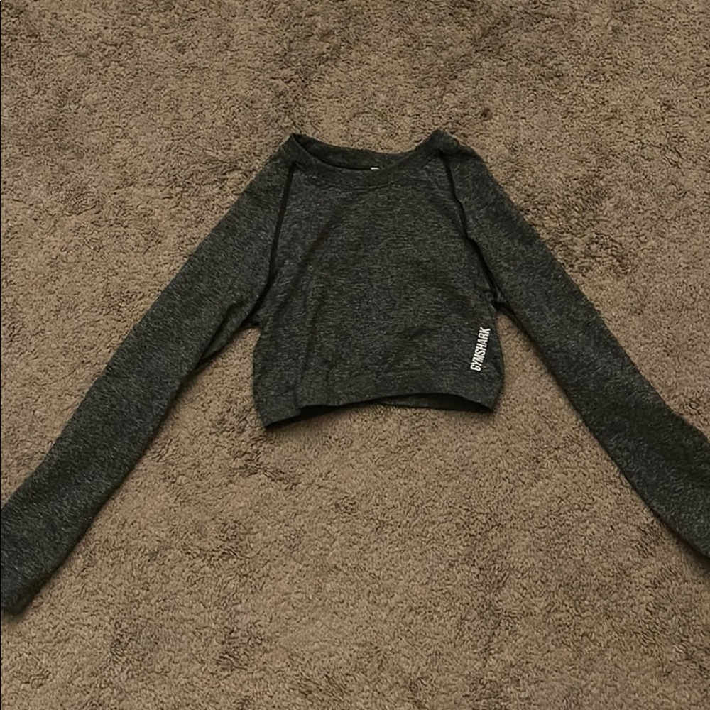 Gym shark workout top